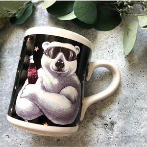 vintage 1996 Gibson Coca-Cola Polar Bear coffee mug cool